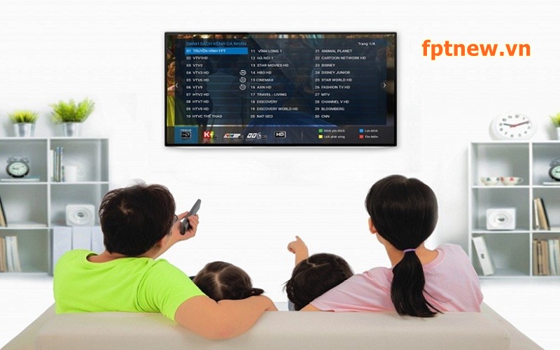 Gói K+ của FPT đa dạng về nội dung giải trí phù hợp với mọi thành viên trong gia đình