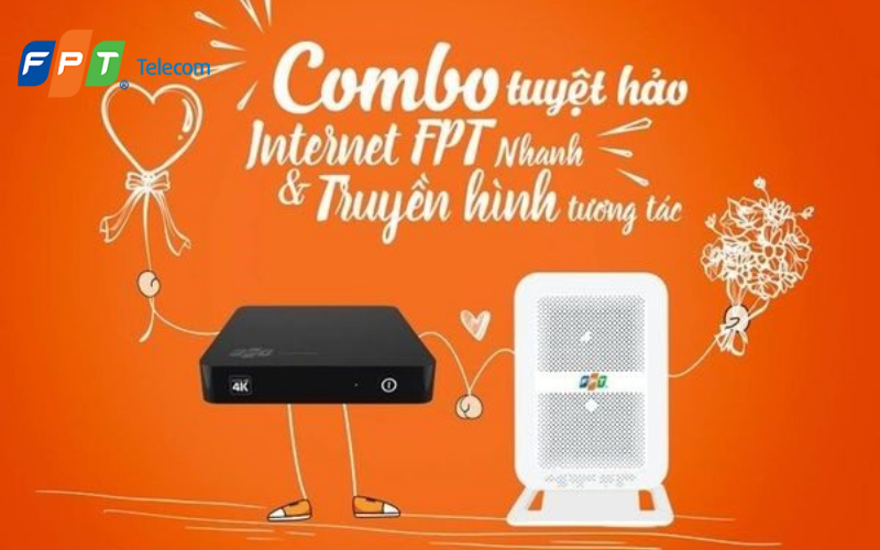 Báo giá gói combo internet và truyền hình lắp mạng FPT Bình Định