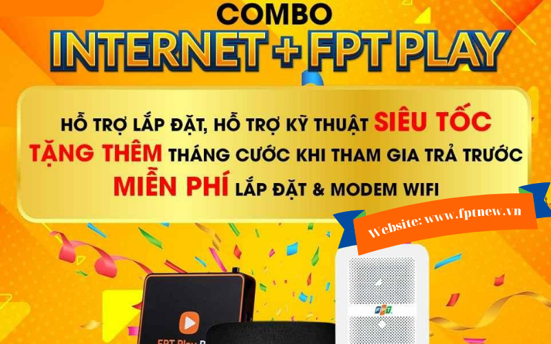 Khuyến mãi khi đăng ký lắp mạng FPT Quảng Ninh gói Combo Internet Cáp Quang – Truyền hình